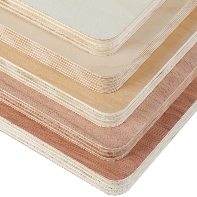 Poplar Plywood 18mm 1250*2500 Commerical Veneer Plywood for Furniture